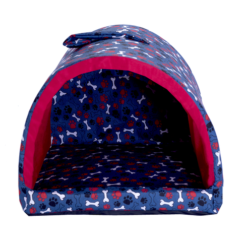 Cama Pet para Cachorro ou Gato Iglu Toca Patinhas