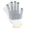 Luva Pano Tricotada Malha Pigmentada Branca Par Epi C- 5 Un - 5