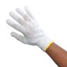 Luva Pano Tricotada Malha Pigmentada Branca Par Epi C- 5 Un - 6