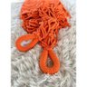 Rede de Dormir Descanso Casal 3,80m X 1,50m Algodão Premium Laranja - 2