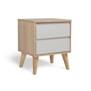 Mesa de Cabeceira 2 Gavetas Retrô