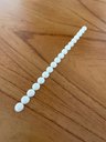 Ver imagem 1 de Rodameio Boiserie Bolinha 3D 1cm Branco 3,24m