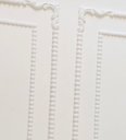 Ver imagem 3 de Rodameio Boiserie Bolinha 3D 1cm Branco 3,24m