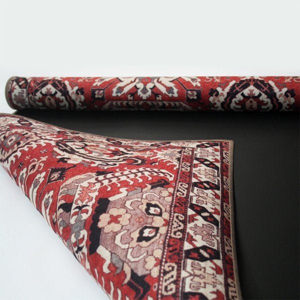 Passadeira para Quarto Moderno Retangular Persa Red 240x66cm - 3