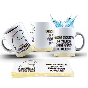 Caneca 325ml Caneca Exclusiva da Melhor Madrasta do Mundo Cor:amarelo