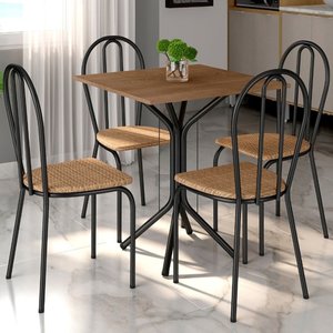 Mesa Dalia 4 Cadeiras com Tampo Artefamol