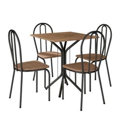 Mesa Dalia 4 Cadeiras com Tampo Artefamol - 2