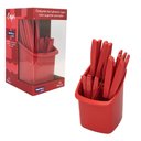 Ver imagem 3 de Conjunto Talheres Capri 25 Peças Vermelho