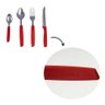 Conjunto Talheres Capri 25 Peças Vermelho - 4