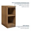 Ver imagem 5 de Balcão 1 Porta com Rodapé 40cm 100% MDF Rainha Verde/Nature