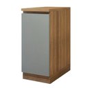 Ver imagem 3 de Balcão 1 Porta com Rodapé 40cm 100% MDF Rainha Verde/Nature