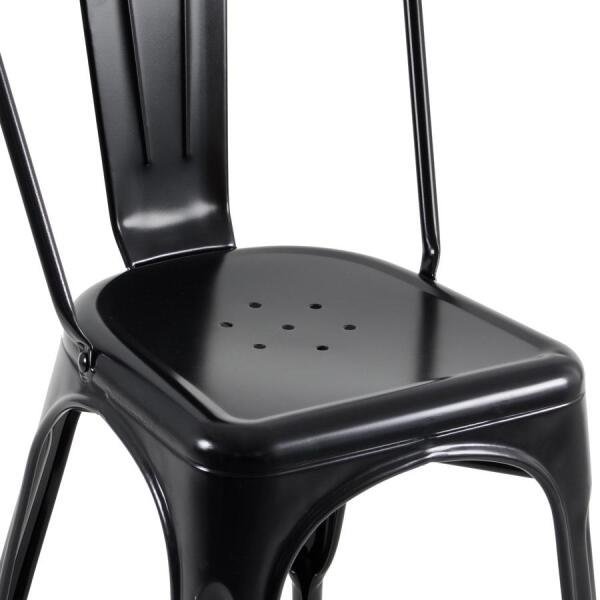 Kit 5 Cadeiras Iron Tolix - Preto - Semibrilho - 4