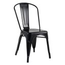 Ver imagem 2 de Kit 6 Cadeiras Iron Tolix - Preto - Semibrilho