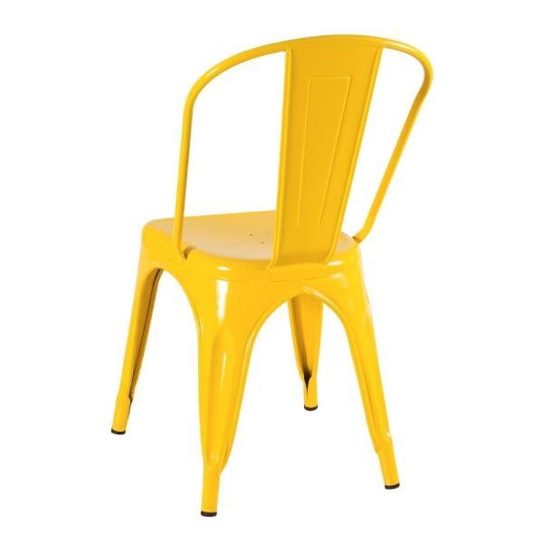 Kit 8 Cadeiras Iron Tolix - Amarelo - 3