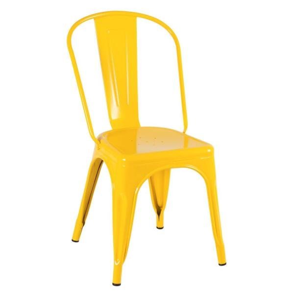 Kit 8 Cadeiras Iron Tolix - Amarelo - 2