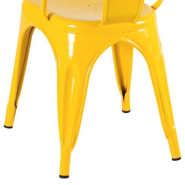 Kit 8 Cadeiras Iron Tolix - Amarelo - 6