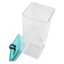 Ver imagem 1 de Kit 3 Potes Hermético Dubai Verde Tiffany 5 Litros