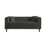 Sofá Viena 180cm Veludo Preto - Lares Decor - 4