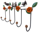Ver imagem 4 de Lindo Cabide Decorativo com Flores de Ferro Ideal para Ambiente Rustico Libertas Rosas Artesanato Ro