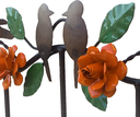 Ver imagem 7 de Lindo Cabide Decorativo com Flores de Ferro Ideal para Ambiente Rustico Libertas Rosas Artesanato Ro