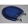 Tampa de Vaso Sanitário Poliéster Universal Oval Azul Pol - 2