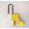 Cadeado de Bloqueio 35/50 - Amarelo Haste de Aço - Papaiz - 3