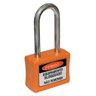 Cadeado de Bloqueio 35/50 - Laranja Haste de Aço - Papaiz - 1