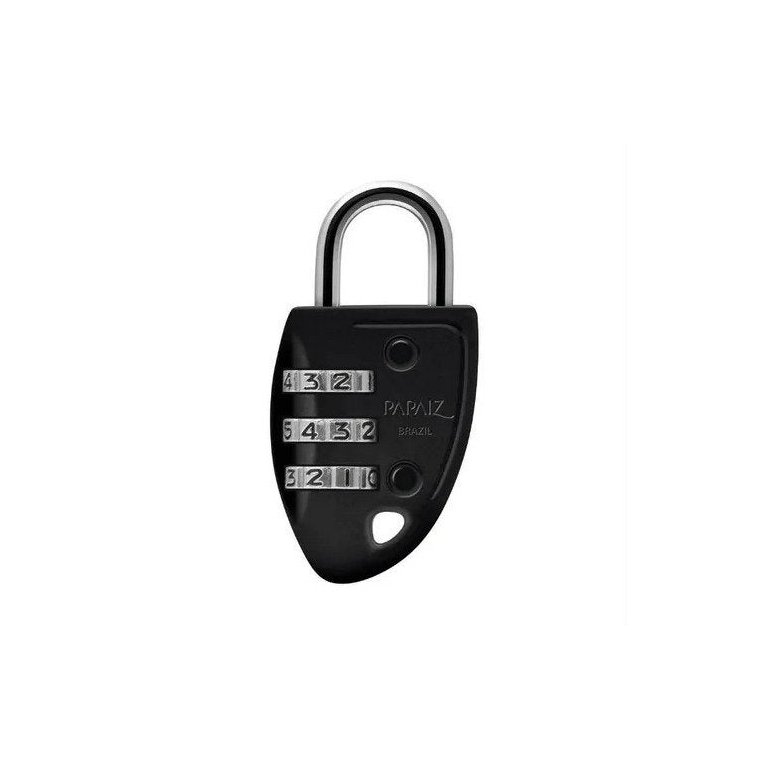 Cadeado de Segredo Cs23 - 30mm - Preto - Papaiz