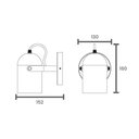 Ver imagem 3 de Arandela Taschibra Bell Mini E27 Bivolt Preto 02070096-18