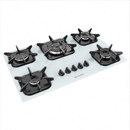 Cooktop À Gás Mueller 5 Bocas Tripla Chama Mesa Vidro Branco - Bivolt - 6