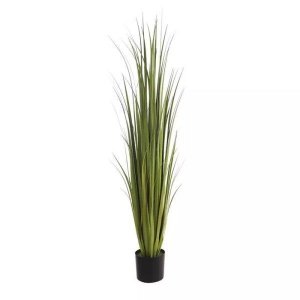 Planta Grass Permanente com Pote 1,5m Verde 2 Tons