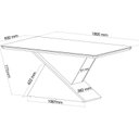 Ver imagem 3 de Conjunto para Sala de Jantar 6 Cadeiras Carvalho Marrom/Mel/Off White