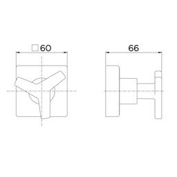Acabamento para Registro Docol Base 1/2", 3/4" e 1" Docol City Cromado - 2