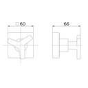 Ver imagem 2 de Acabamento para Registro Docol Base 1/2", 3/4" e 1" Docol City Cromado