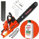 Ver imagem 1 de Motosserra Profissional Á Gasolina Vulcan VSL550 2T 55CC 3HP 18 Polegadas + Óleo Castrol Stihl