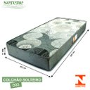 Ver imagem 2 de Colchão Solteiro Espuma D33 88x188x17cm | Firme | Suporte até 100kg | Confortável e Resistente