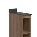 Ver imagem 2 de Balcão Kali 200x850x500 Nicho com Tampo 25mm Nicioli