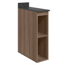 Ver imagem 1 de Balcão Kali 200x850x500 Nicho com Tampo 25mm Nicioli