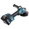 Esmerilhadeira Angular 125mm sem Fio 40v Resistência Água Motor Bl com Sistema Aws Ga026gz Makita - 5