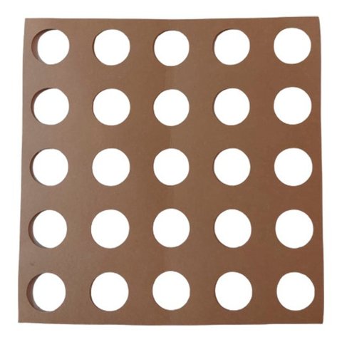 KIT 10PÇS GABARITO INSTALAÇÃO ELEMENTO ALERTA ADESIVADO/COLA