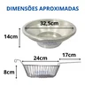 Fritadeira Elétrica Industrial Residencial 5l 110v Tacho Redondo Salgado Frango Pastel Loja Nacional - 3