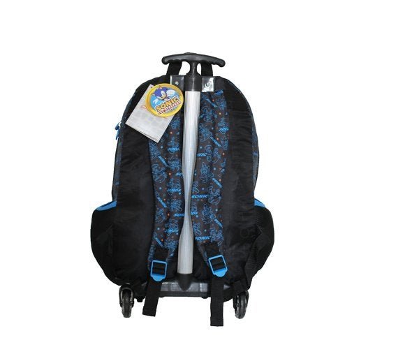 Mochila Infantil De Rodinhas Sonic Original + Estojo Simples - 5
