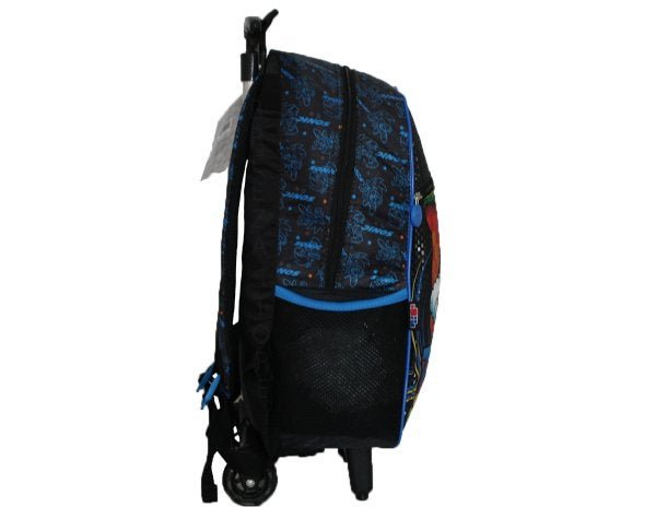 Mochila Infantil De Rodinhas Sonic Original + Estojo Simples - 4