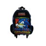 Mochila Infantil De Rodinhas Sonic Original + Estojo Simples - 2