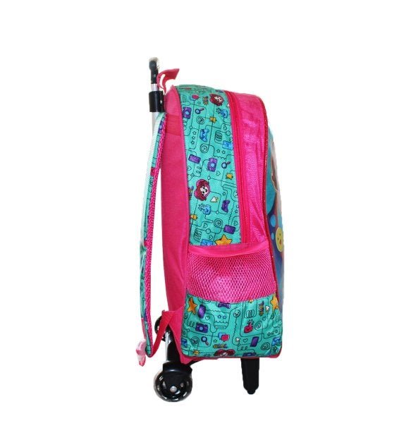 Mochila Escolar Rodinhas Maria Clara & Jp Youtubers Clio - 3