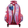 Mochila Escolar Rodinhas Feminina Infantil Média Coração H1 Violeta bb - 4