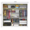 Ver imagem 5 de Guarda-Roupa Casal 3 Portas Clarice Espresso Móveis