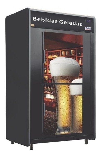 Mini Câmara Para Bebidas Portas Adesivadas RF-053 Frilux 220V - 1
