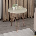 Ver imagem 1 de Mesa Lateral com Pés Metálicos Evolution