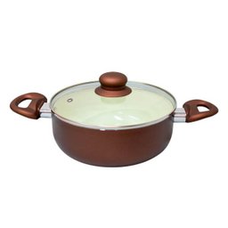 Panela Antiaderente Revestimento Cerâmica Roma 20cm - Casambiente - 1